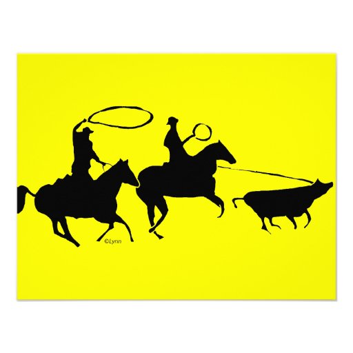 team ropers 100 personalized announcements