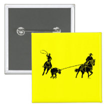 Team Ropers 200 Pinback Button