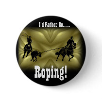 Team Ropers 203 Pinback Buttons