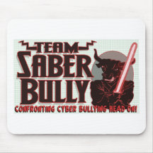 Team Saber Bully Anti- Cyber Bullying Club Mousepads