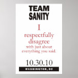 Team Sanity poster posters