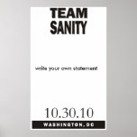 Team Sanity poster posters