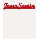 Team Sanity t-shirts