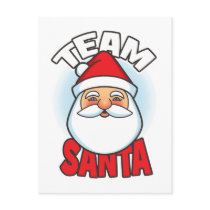 Team Santa postcards