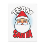 Team Santa postcards
