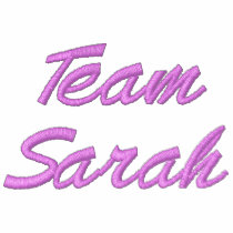 Team Sarah embroidered shirts by GodURmyall Team Sarah embroidered shirts