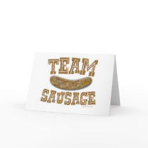 Team Sausage Greeting Card