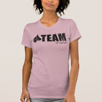 Team Sharon pink tank t-shirts