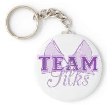 Team Silks/ violet Keychain