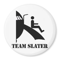 TEAM SLATER REFRIGERATOR MAGNET