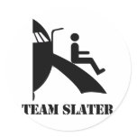 TEAM SLATER stickers