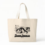 Team Snooze (Three Sleeping Snuggling Cats) Canvas Bags