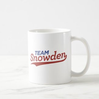 Team Snowden Script Coffee Mug