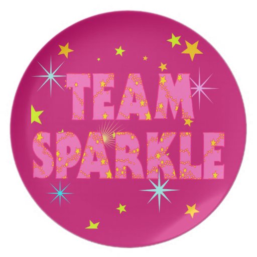 Team Sparkle Dinner Plate Zazzle