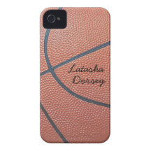 Team Spirit_Basketball texture_Autograph-Style iPhone 4 Case-Mate Cases