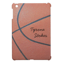 Team Spirit_Basketball texture_Autograph Style iPad Mini Cover