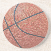 Team Spirit_Basketball texture_Hoops Lover Drink Coasters
