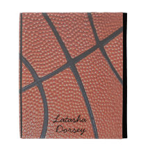 Team Spirit_Basketball texture look_AutographStyle iPad Folio Case