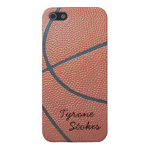 Team Spirit_Basketball texture look_AutographStyle iPhone 5 Covers