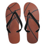 Team Spirit_Basketball texture look_Hoops Lovers Flip-Flops
