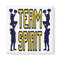 TEAM SPIRIT REFRIGERATOR MAGNET