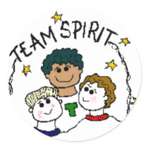 Team Spirit stickers