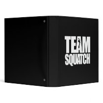 TEAM SQUATCH - 3 RING BINDERS