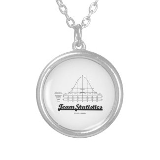 Team Statistics (Normal Distribution Curve Stats) Custom Necklace