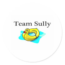 Team Sully (Duck) stickers by TeeZazzle Team Sully (Duck) stickers
