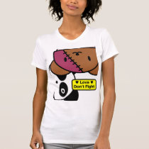 Team SWHAT Panda and Patchie Don't Fight Top/Shirt t-shirts