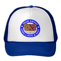 Team SWHAT Patchie B. Trucker Hat hats