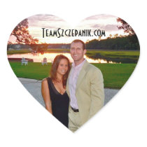 Team Szczepanik Heart Sticker stickers