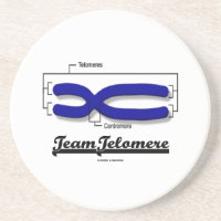 Team Telomere (Biology Humor) Drink Coasters