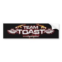 Team -ToasT- Bumper Sticker 1 - Customized bumper stickers