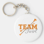 Team Twirl Baton Key Chain