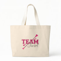 Team Twirl/ Pink Tote Bag