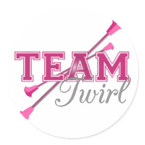 Team Twirl/ Pink Sticker