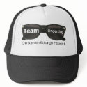 Team Underdog black sunglasses hat