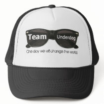 Team Underdog black sunglasses hat