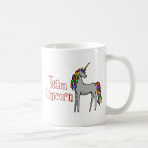 Team Unicorn Rainbow Mugs