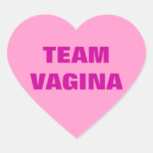 TEAM VAGINA STICKER