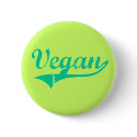 Team Vegan Buttons button
