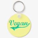 Team Vegan Keychain keychain
