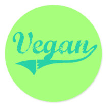 Team Vegan Stickers