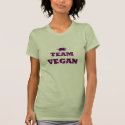 Team Vegan t-shirts by aimeedars Team Vegan t-shirts