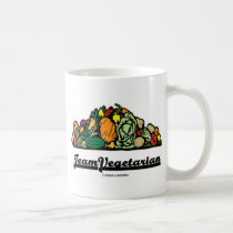 Team Vegetarian (Vegetarian Attitude / Spirit) Coffee Mugs