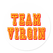 Team Virgin Round Stickers