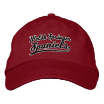 Team Welsh Springer Spaniel embroidered hats