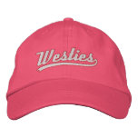 Team Westie embroidered hats