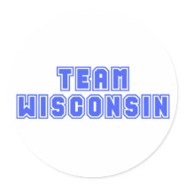 Team Wisconsin Sticker by coolshirts88 Team Wisconsin Sticker